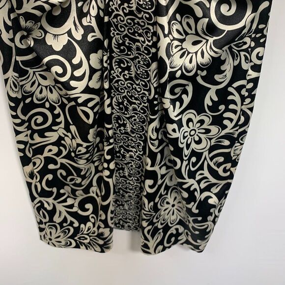 London Times Sleeveless V neck V Back Midi Dress - Picture 3 of 7